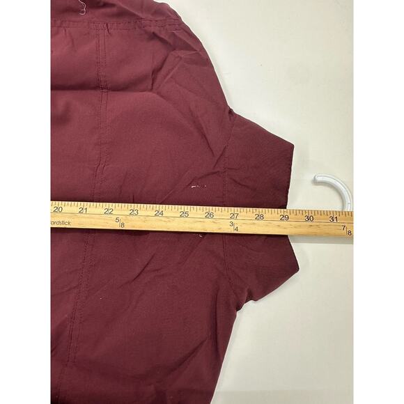 The Paragon Womens Two Piece Pant Set Size XL Maroon Jacket Pants Trackset - Picture 16 of 16